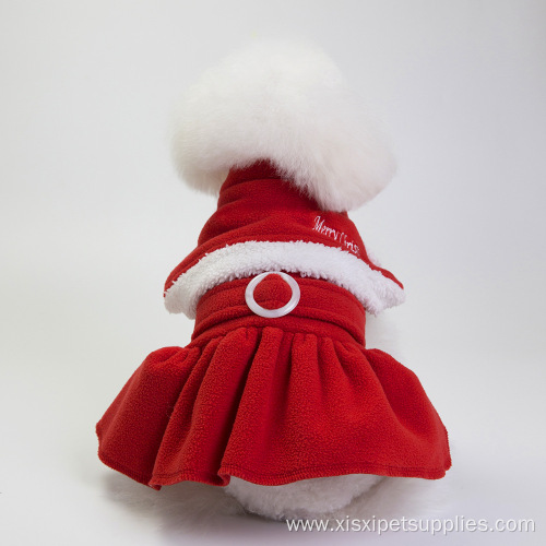 Soft and comfortable Christmas small dog clothes